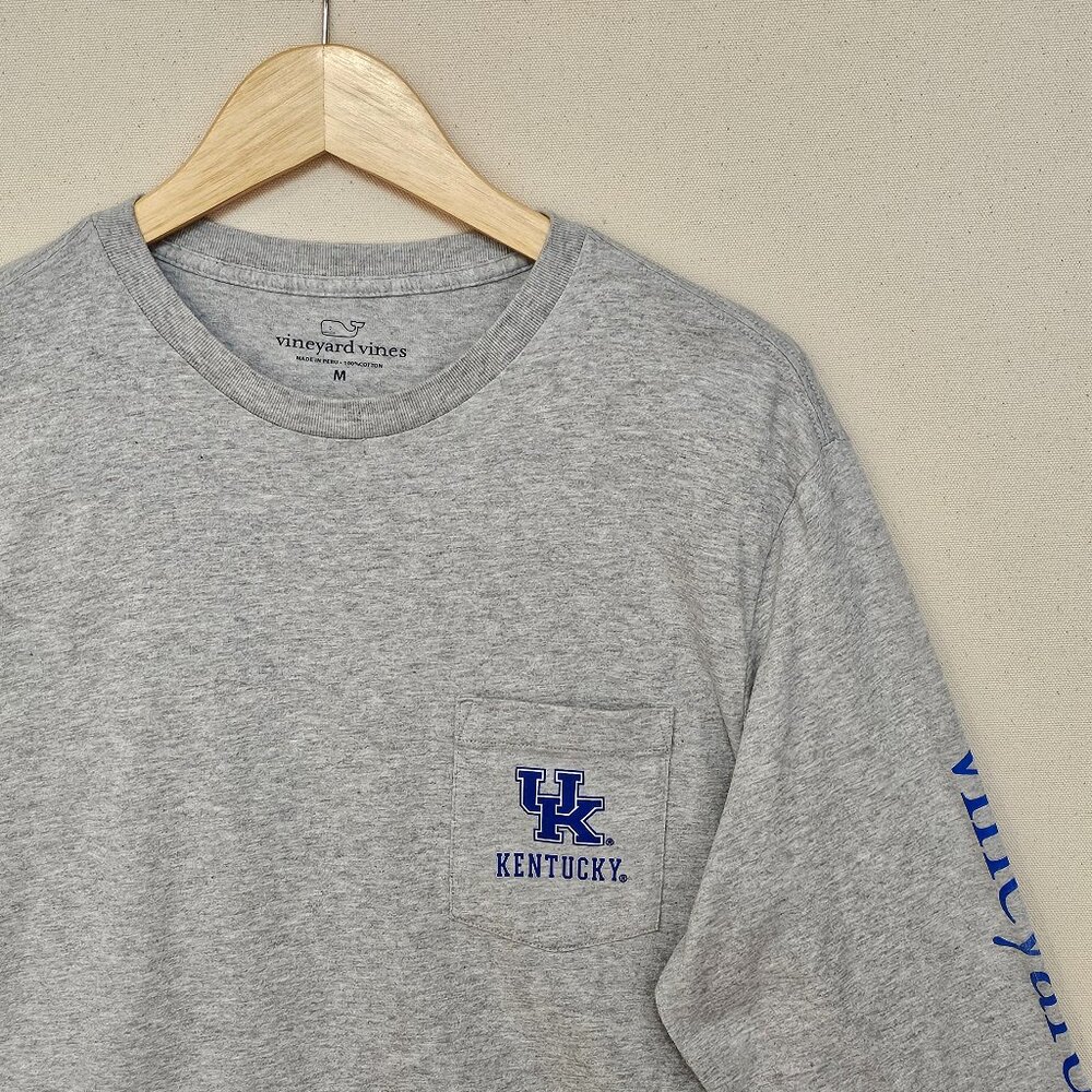 Vineyard Vines UK Long Sleeve Pocket Tee M